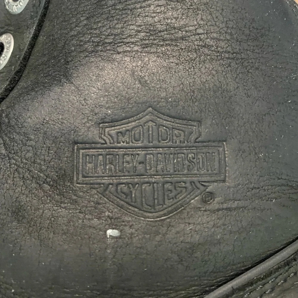 HARLEY DAVIDSON Black High-Top Boots water boots  9